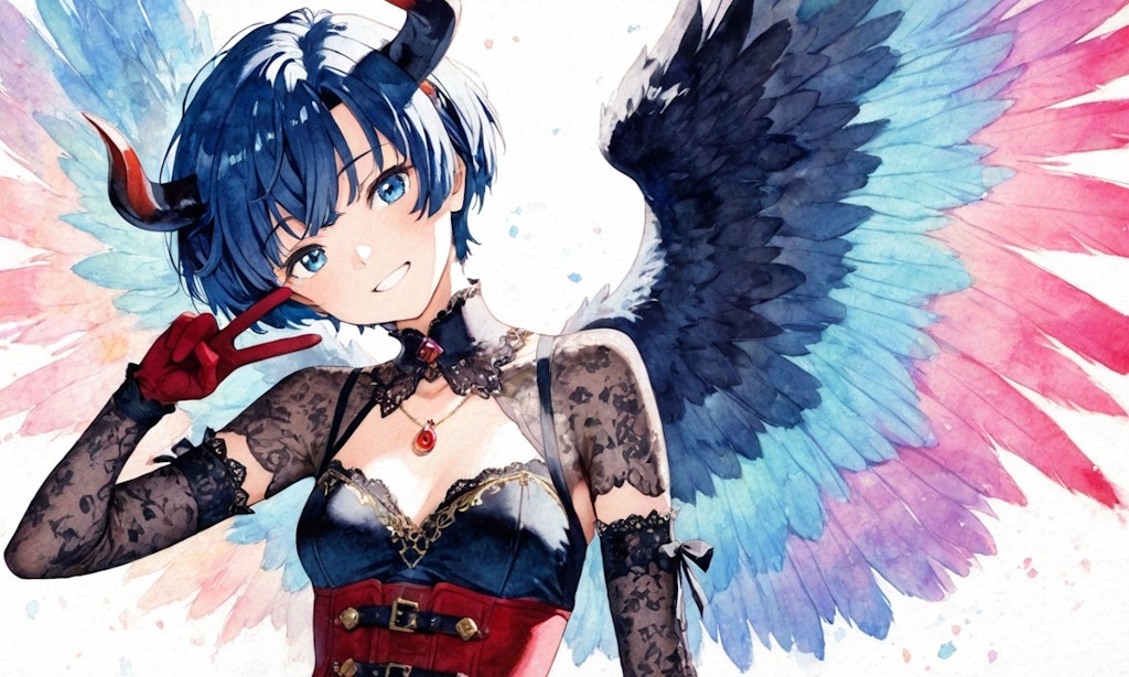 悪魔っ子だよ柑菜ちゃん