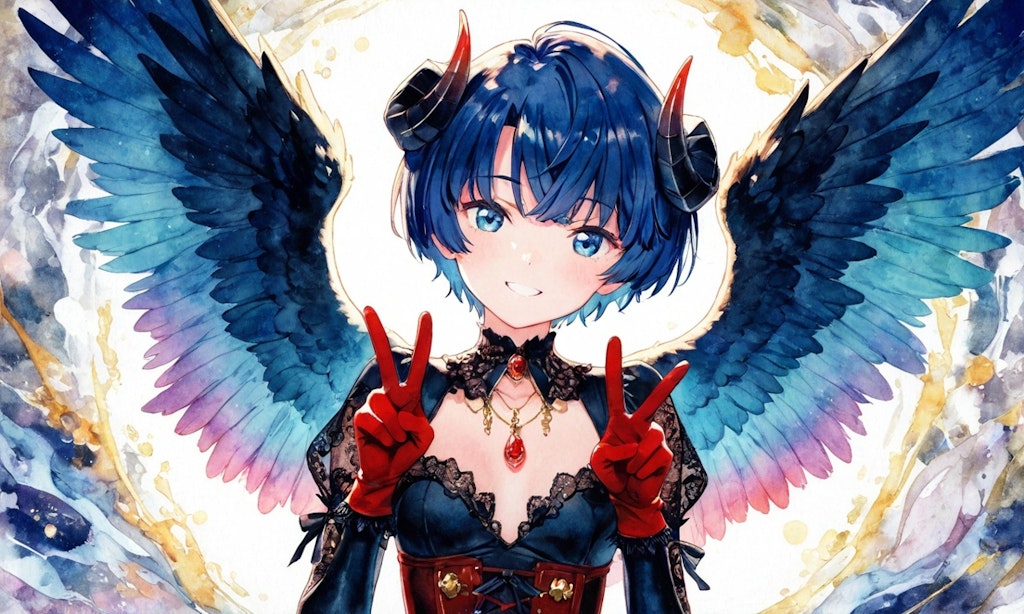 悪魔っ子だよ柑菜ちゃん