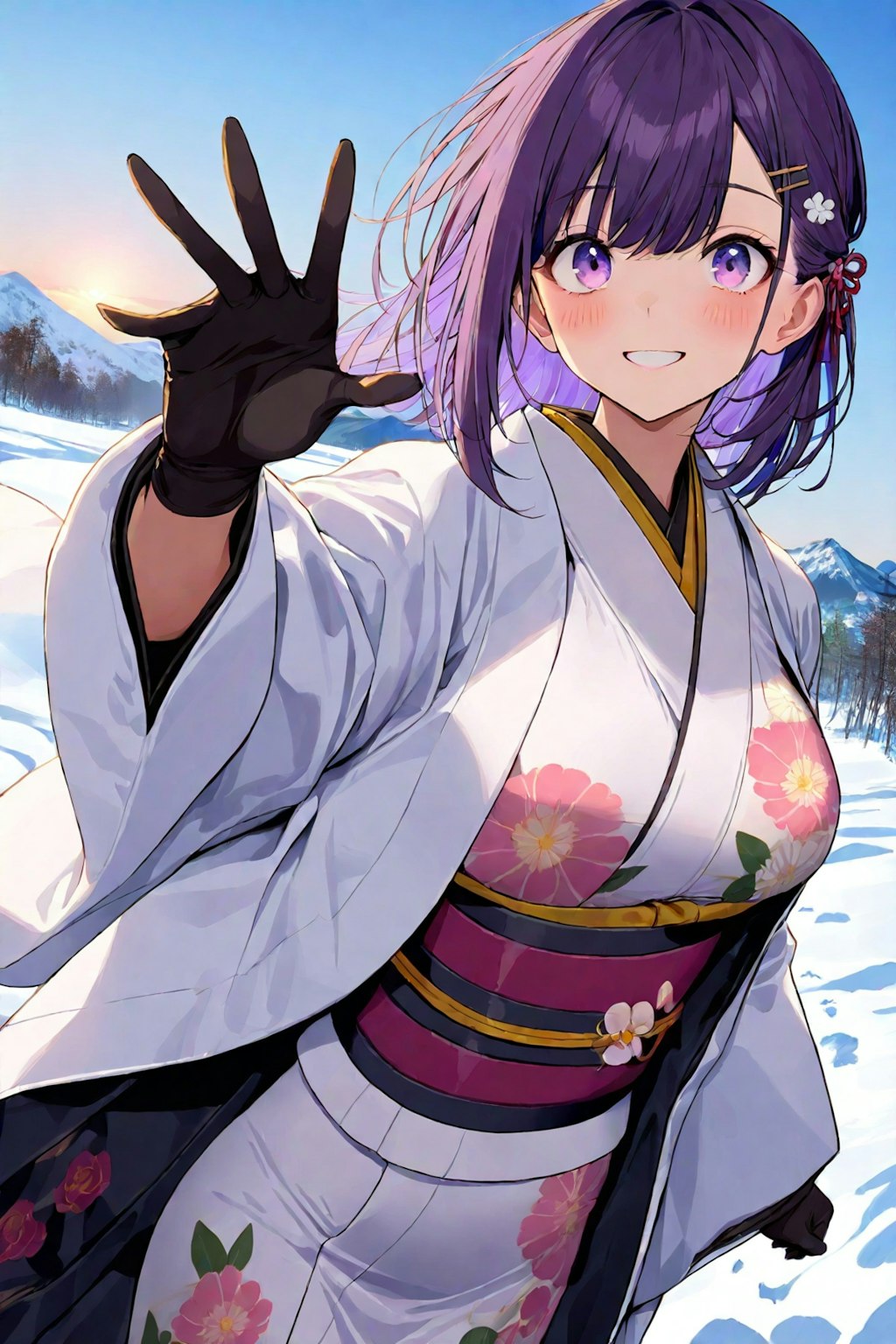 雪道さんぽ