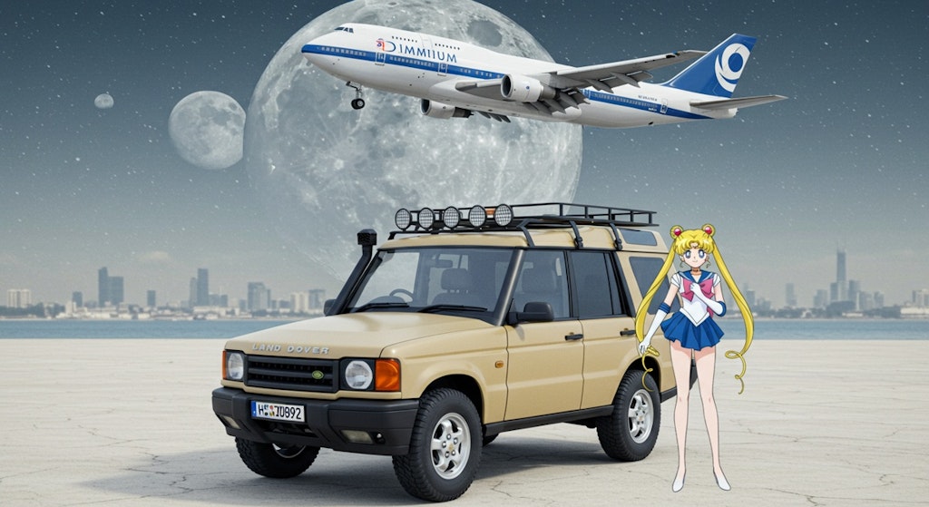 セーラームーンとランドローバーとボーイング747