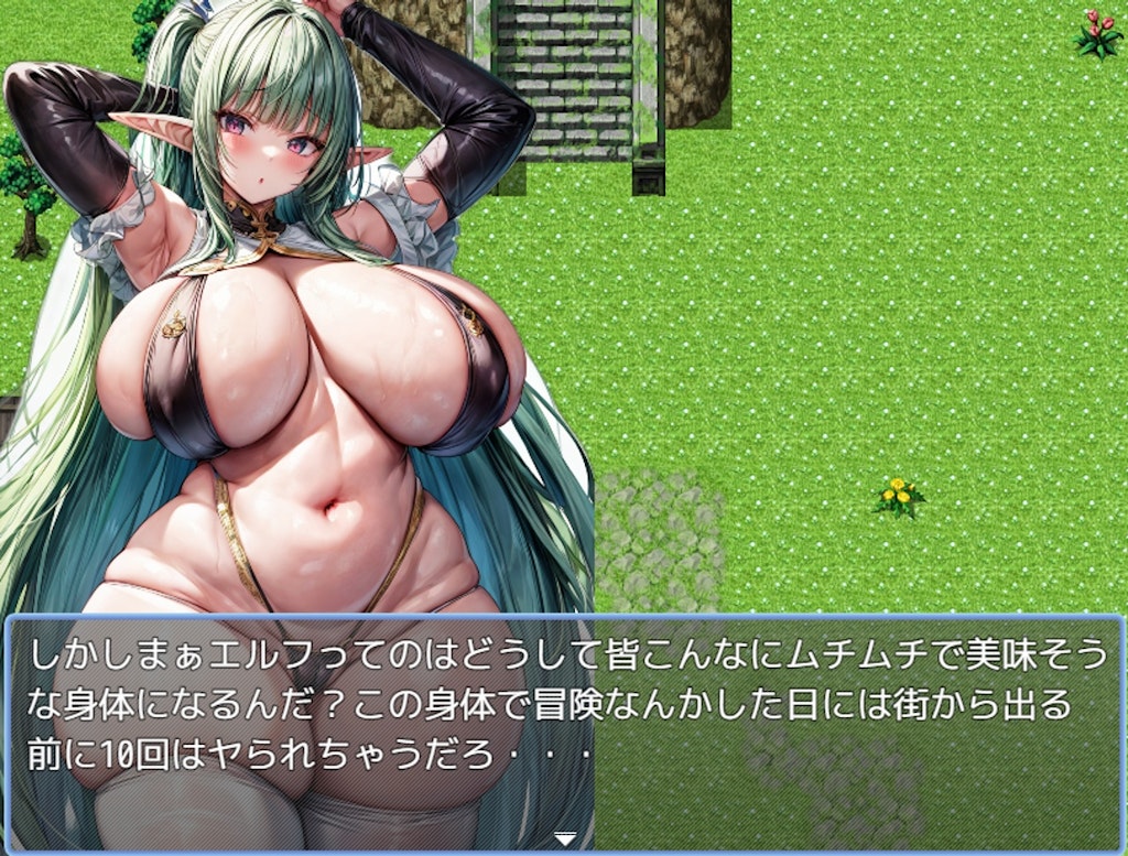 ムッッチムチで巨乳のエルフやサキュバスとHできるゲーム！