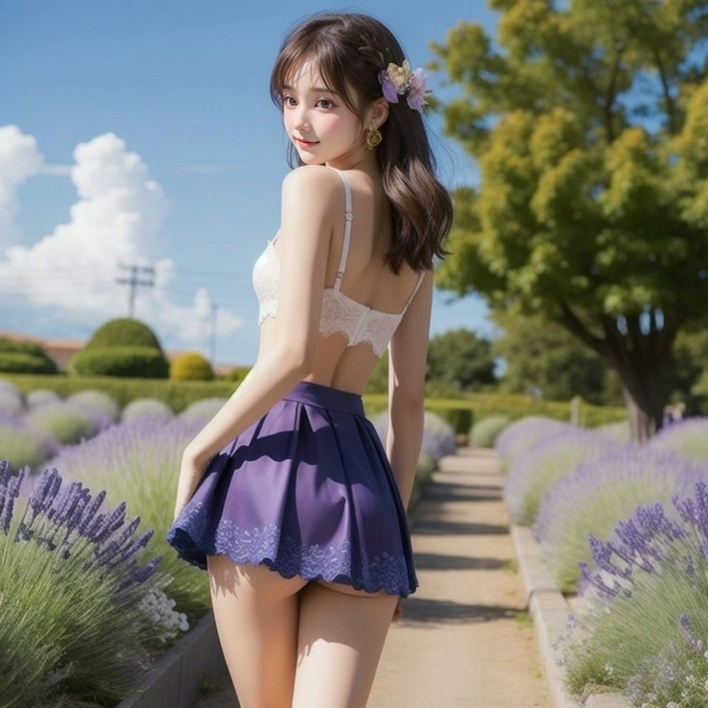 Lavender Flower Girl