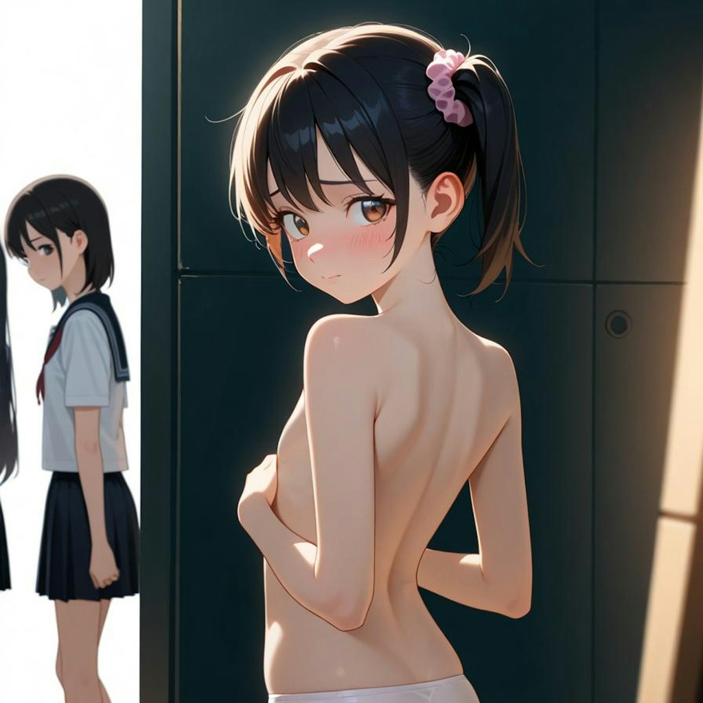 つるぺたロリ下着②