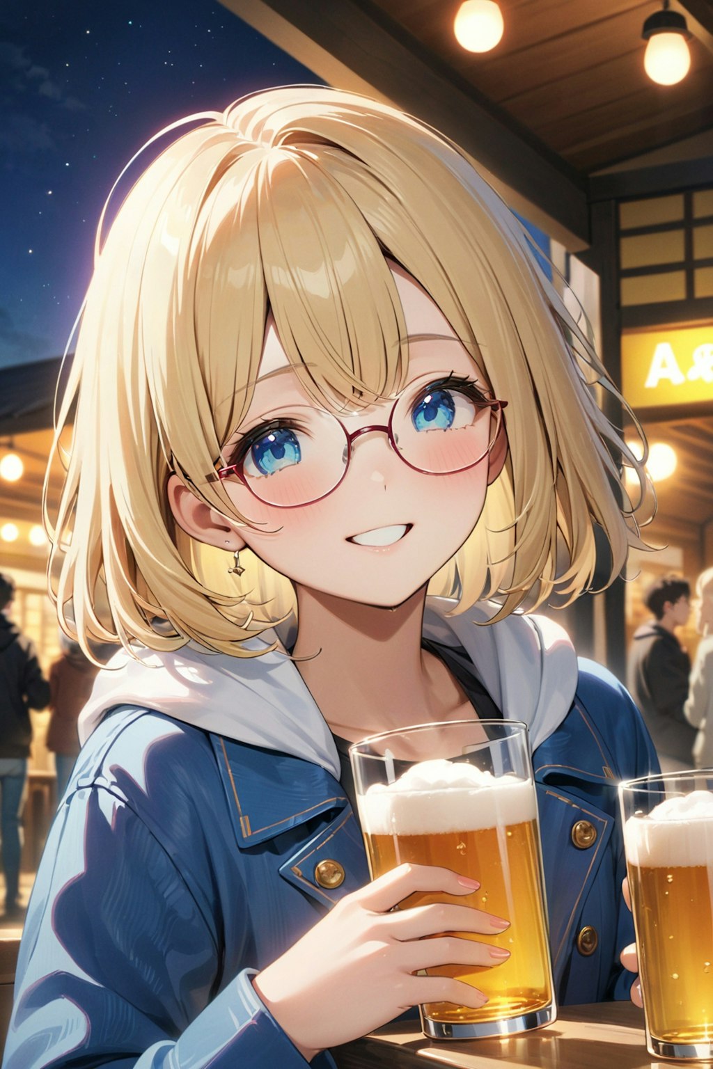 一緒に飲もっ！