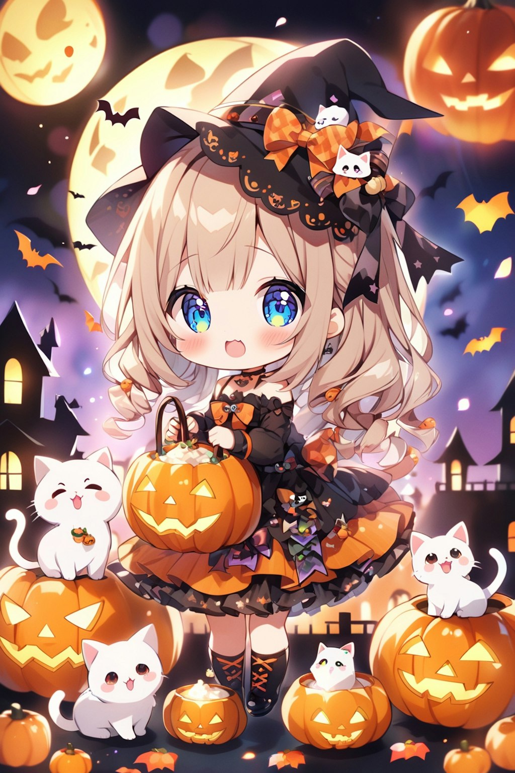 ネコたちのハロウィン