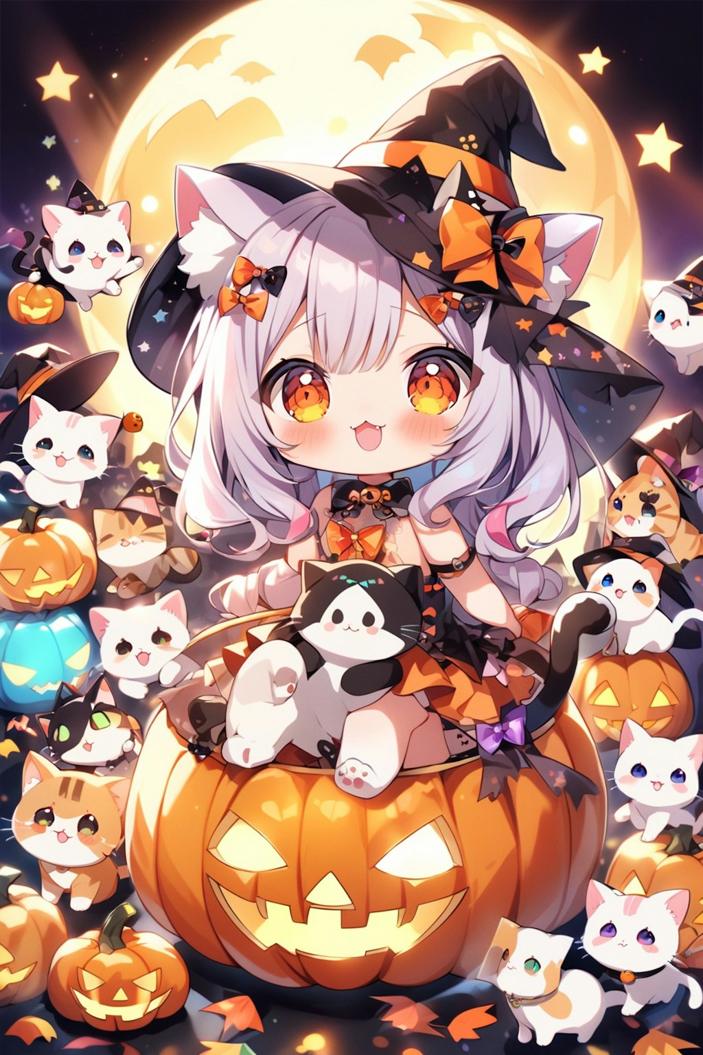 ネコたちのハロウィン