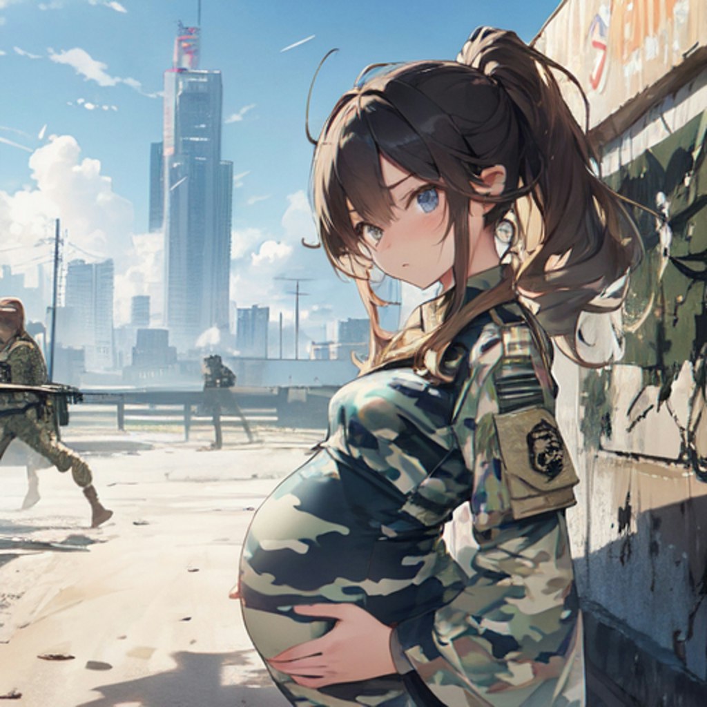 戦闘妊娠少女１４２