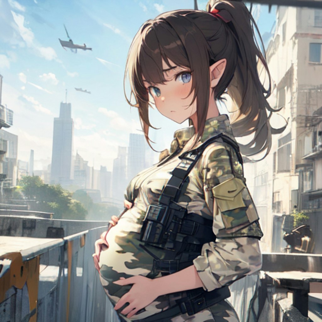 戦闘妊娠少女１４２