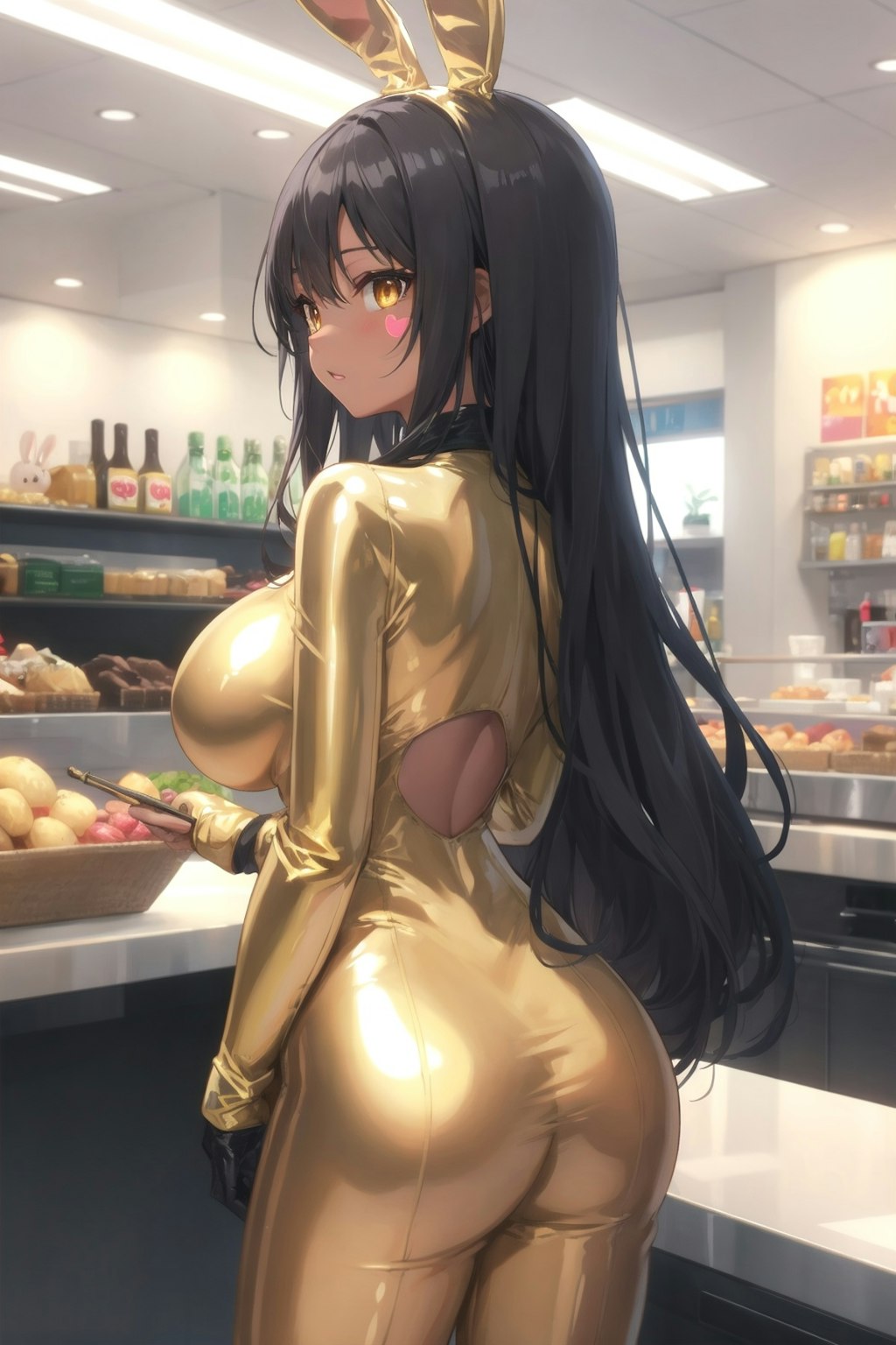 golden bunny-girl