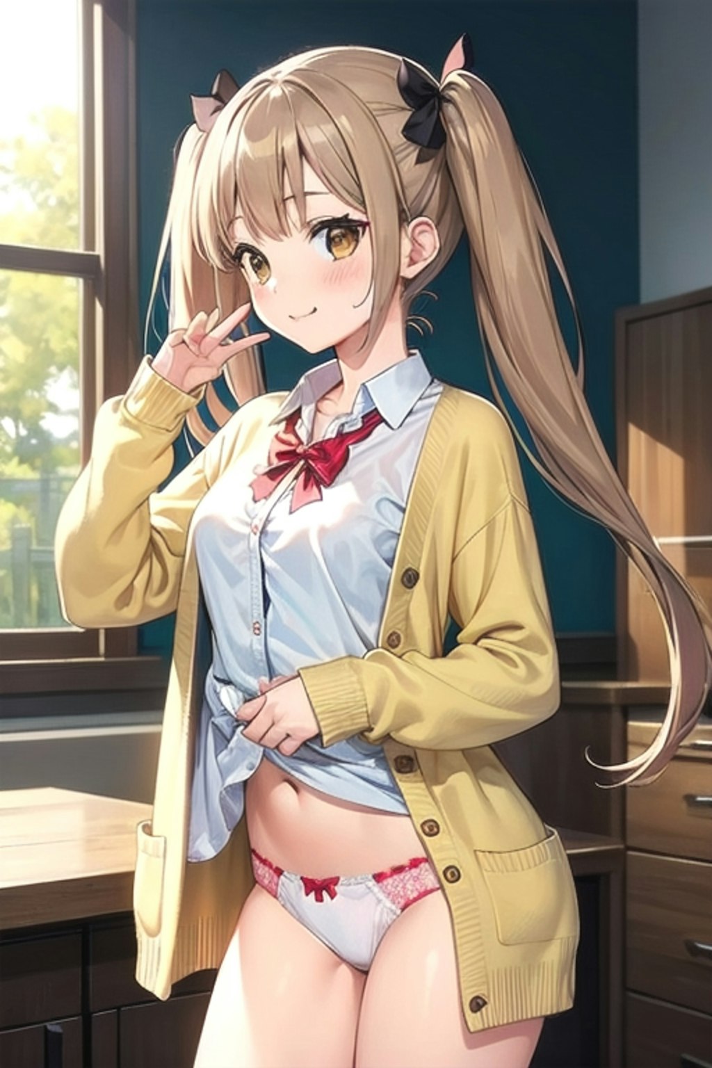 School twintails girl