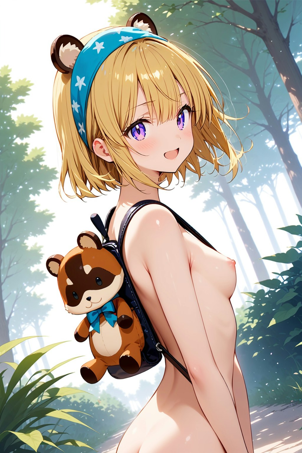 ぬいぐるみバッグパック①