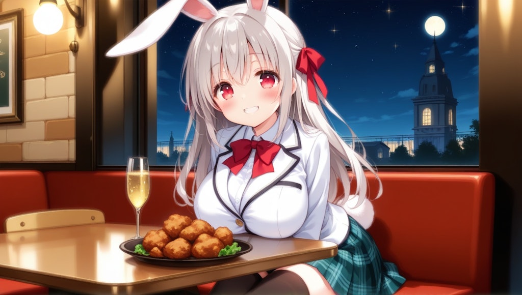 どっちに目がいってるのかな～？