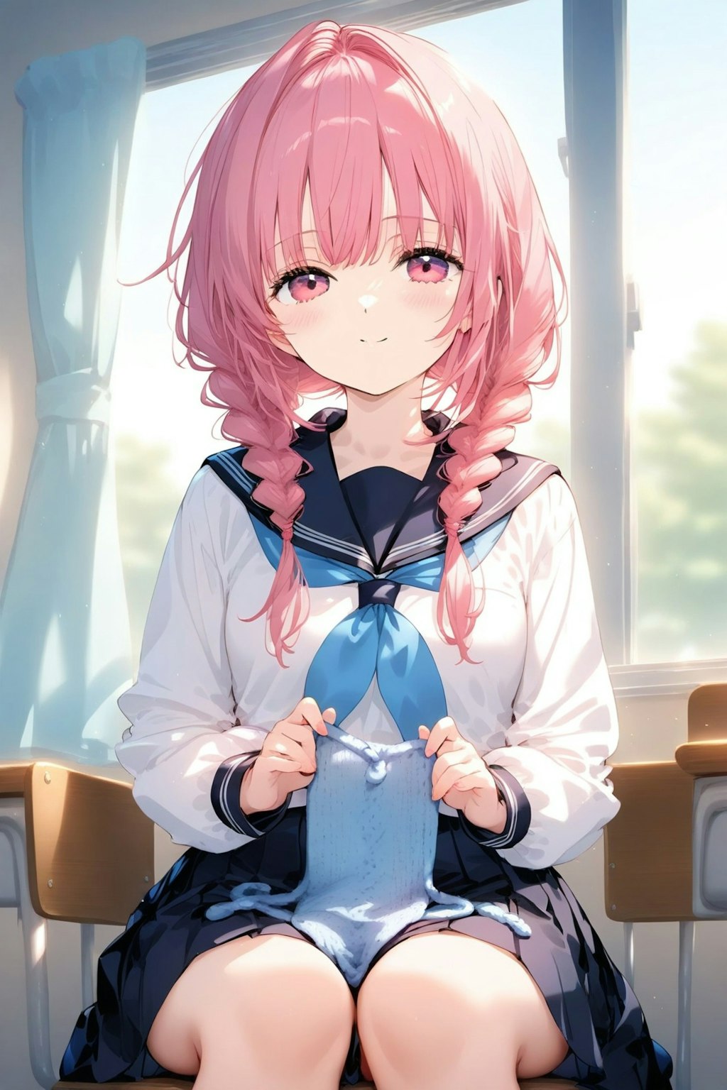 わたし～、編むの遅いですから～