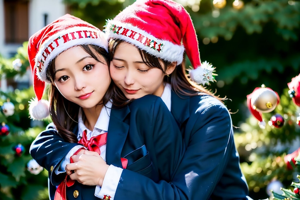 制服でクリスマス🧑‍🎄