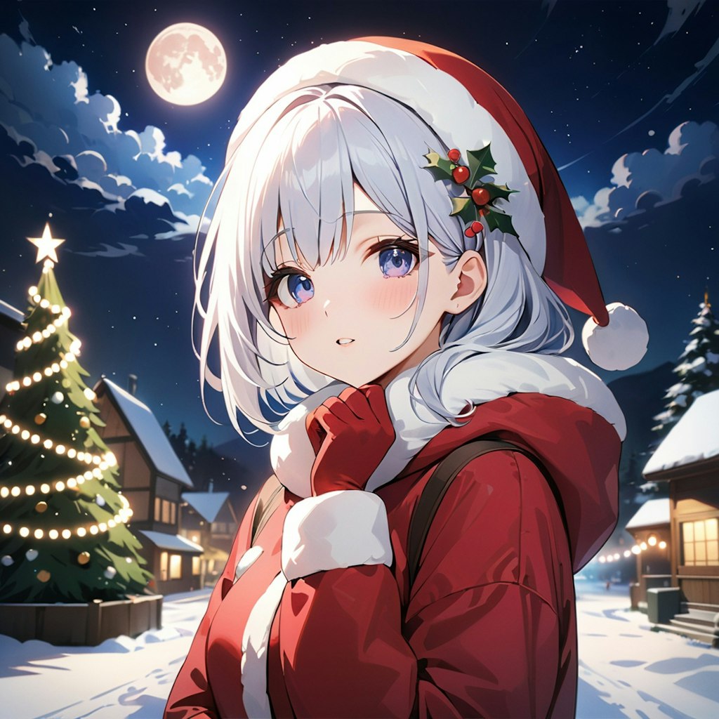 クリスマスバイト帰り