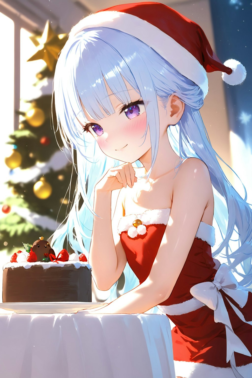 クリスマスの朝に