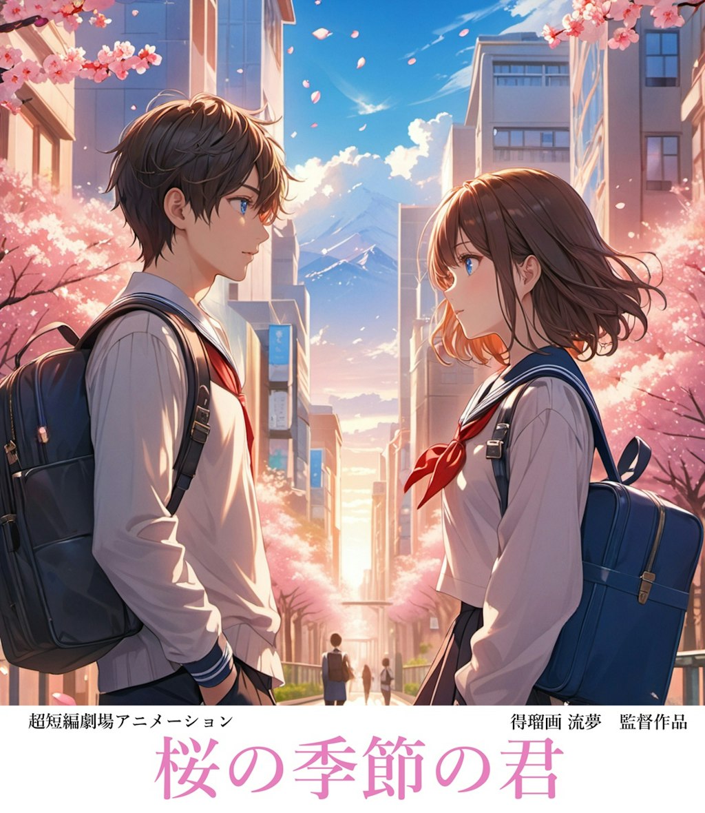 超短編アニメ「桜の季節の君」本日公開！