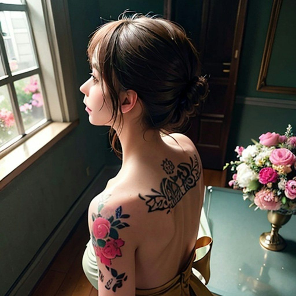 A053 Tattoo Girl Friends Vol.43