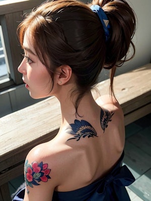 A053 Tattoo Girl Friends Vol.43