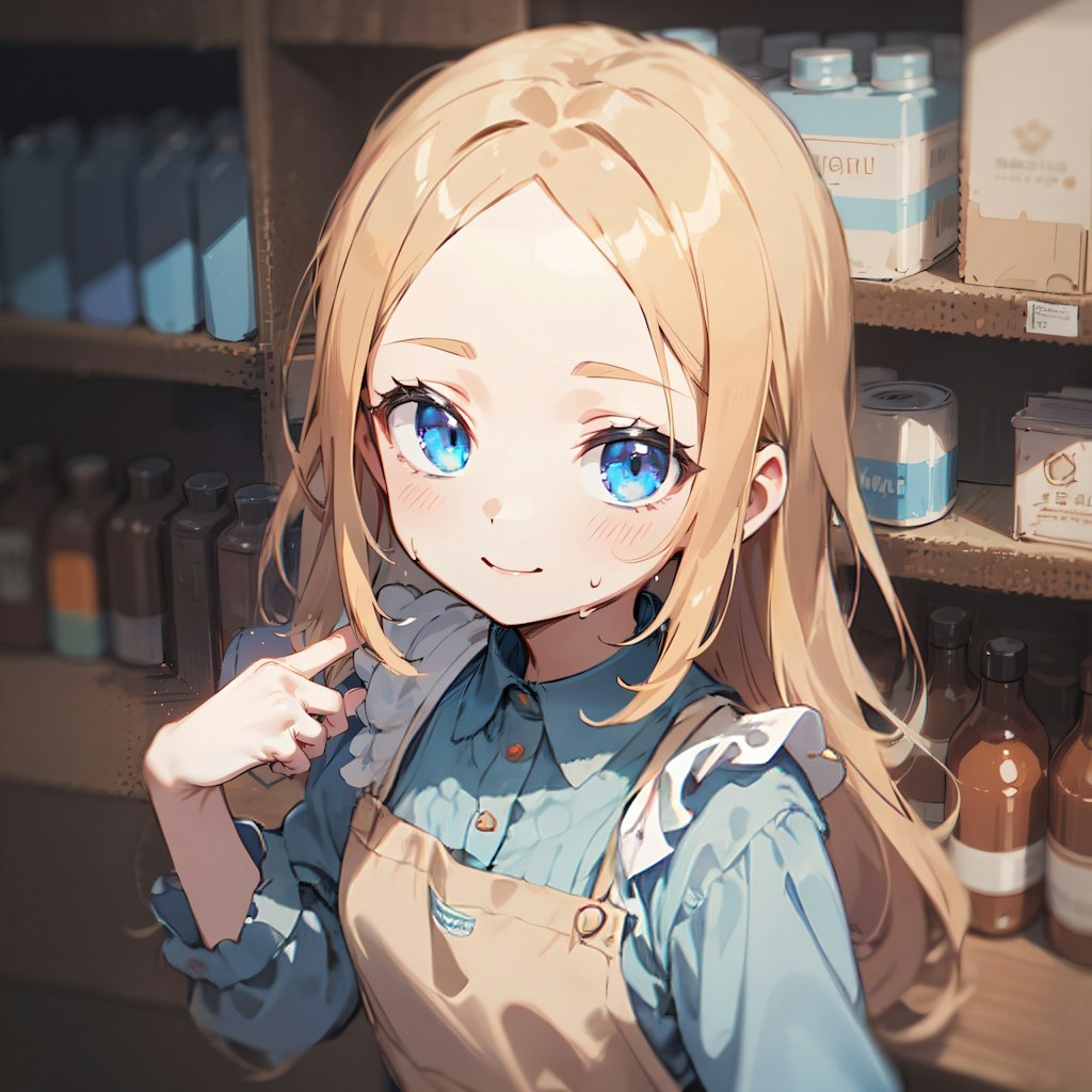 店番少女