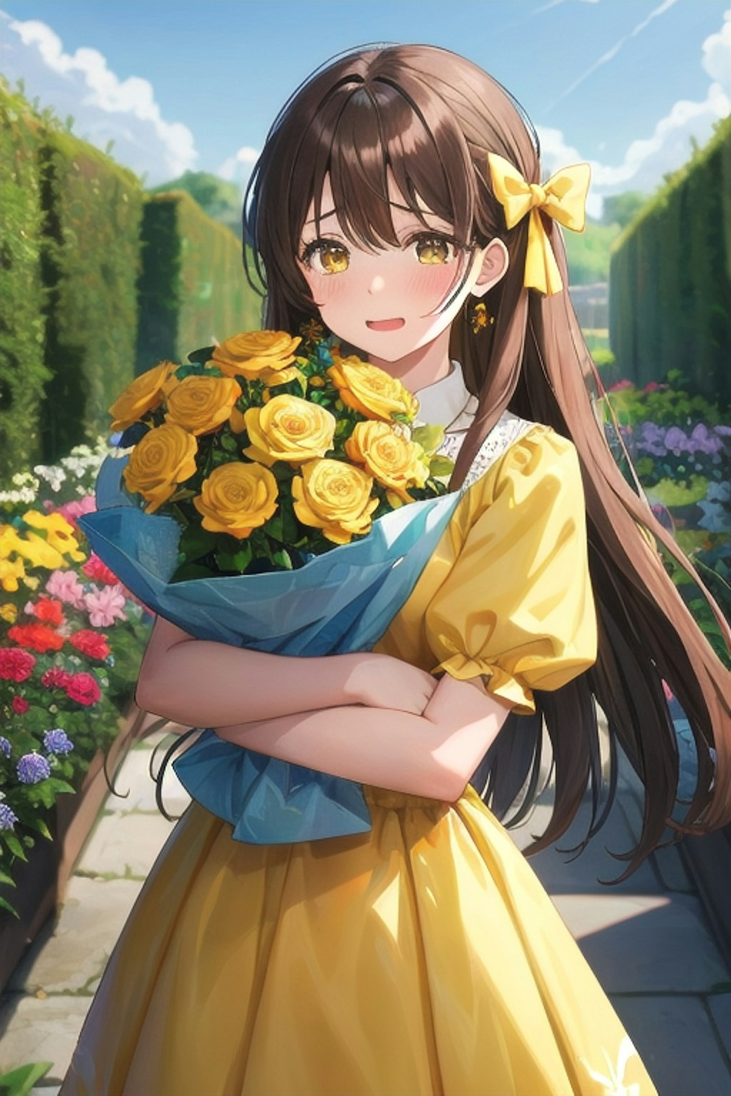 なごみちゃんデビュー１ヶ月おめでとう😿💐💛