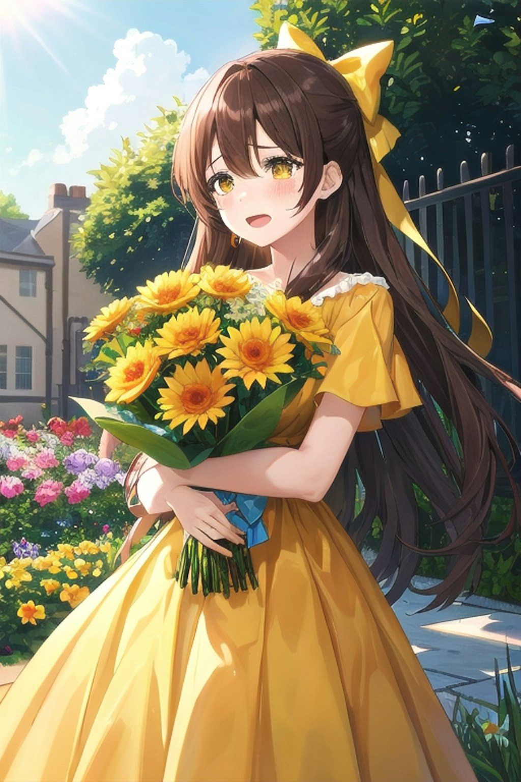 なごみちゃんデビュー１ヶ月おめでとう😿💐💛