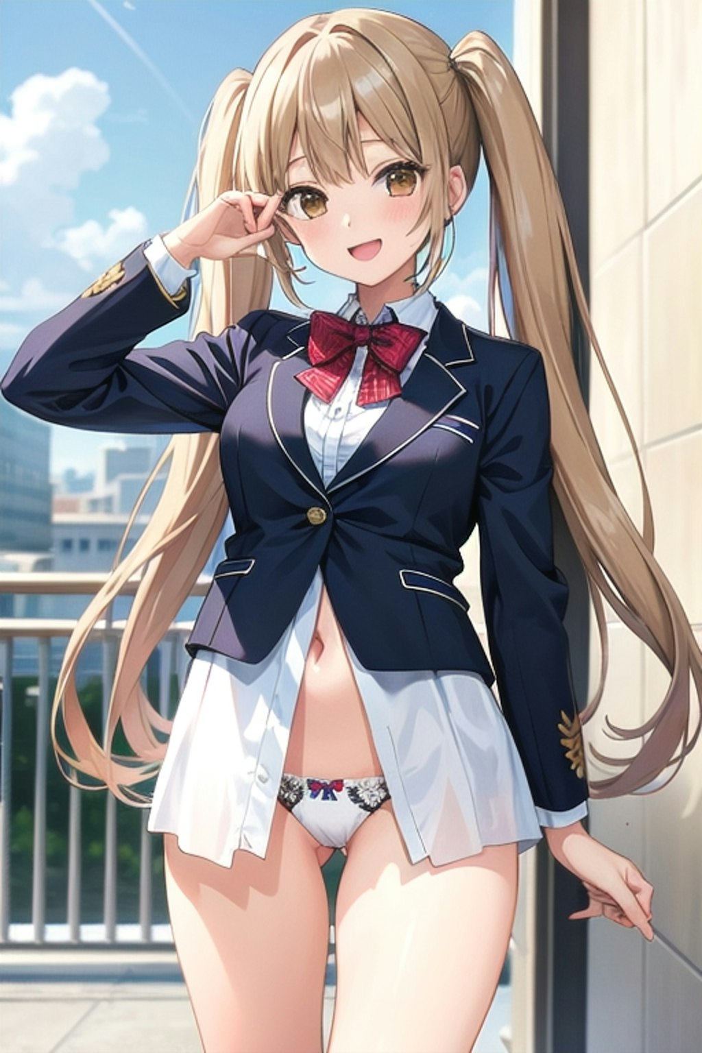 School twintails girl