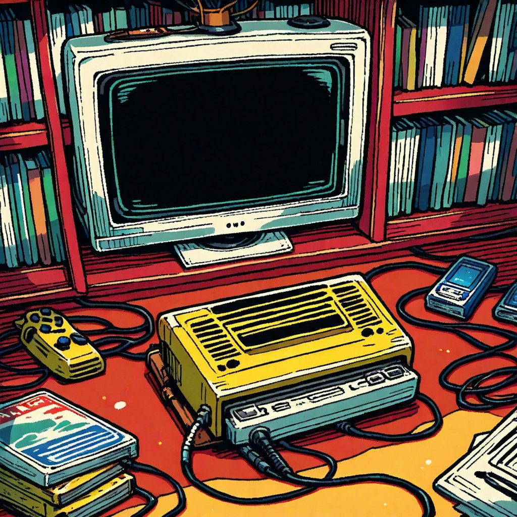 レトロゲームのある風景
