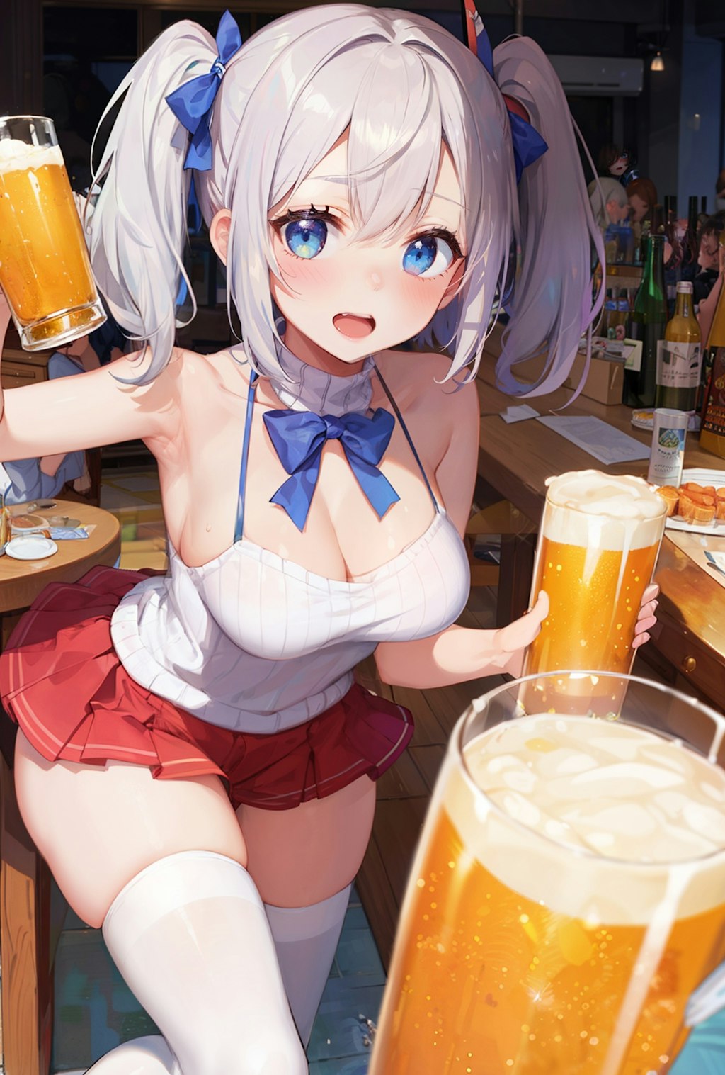 へーい、新人くん飲んでる～？