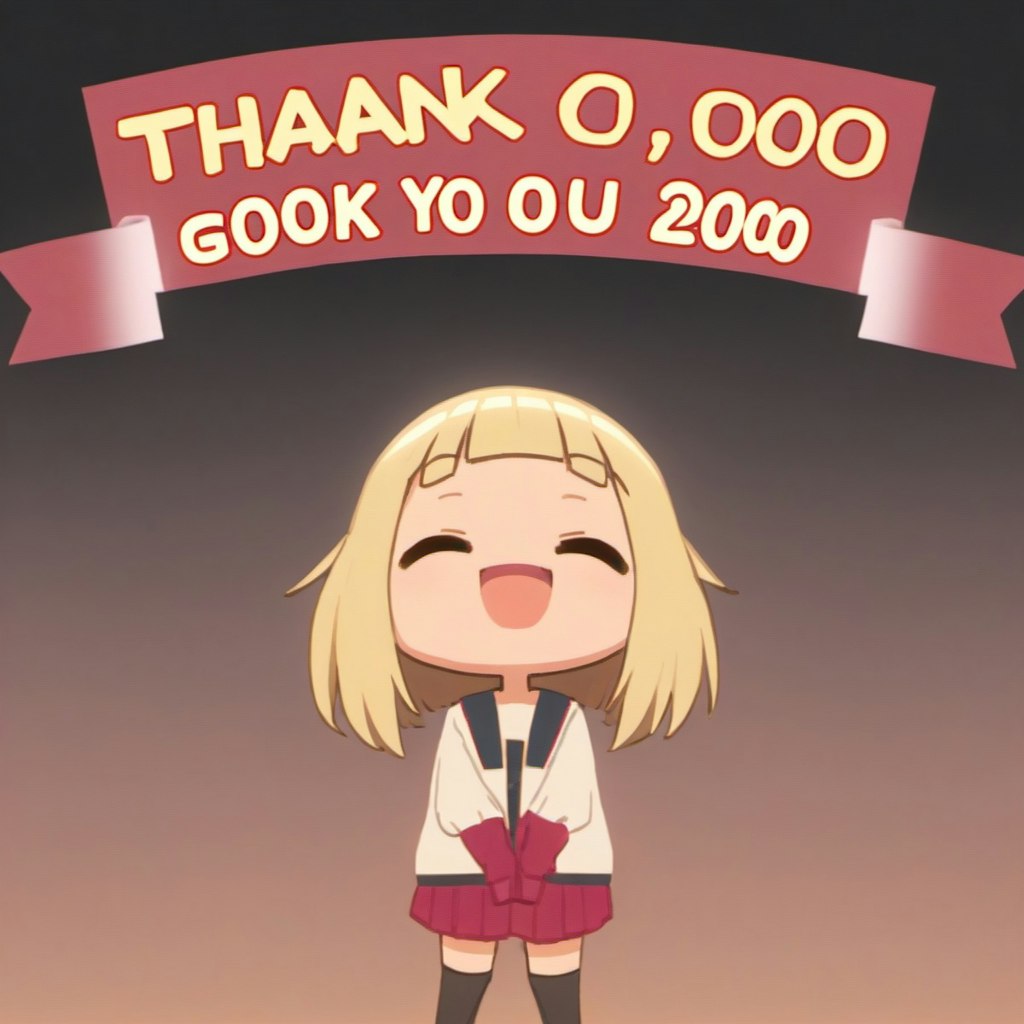 ありがとう2000いいね