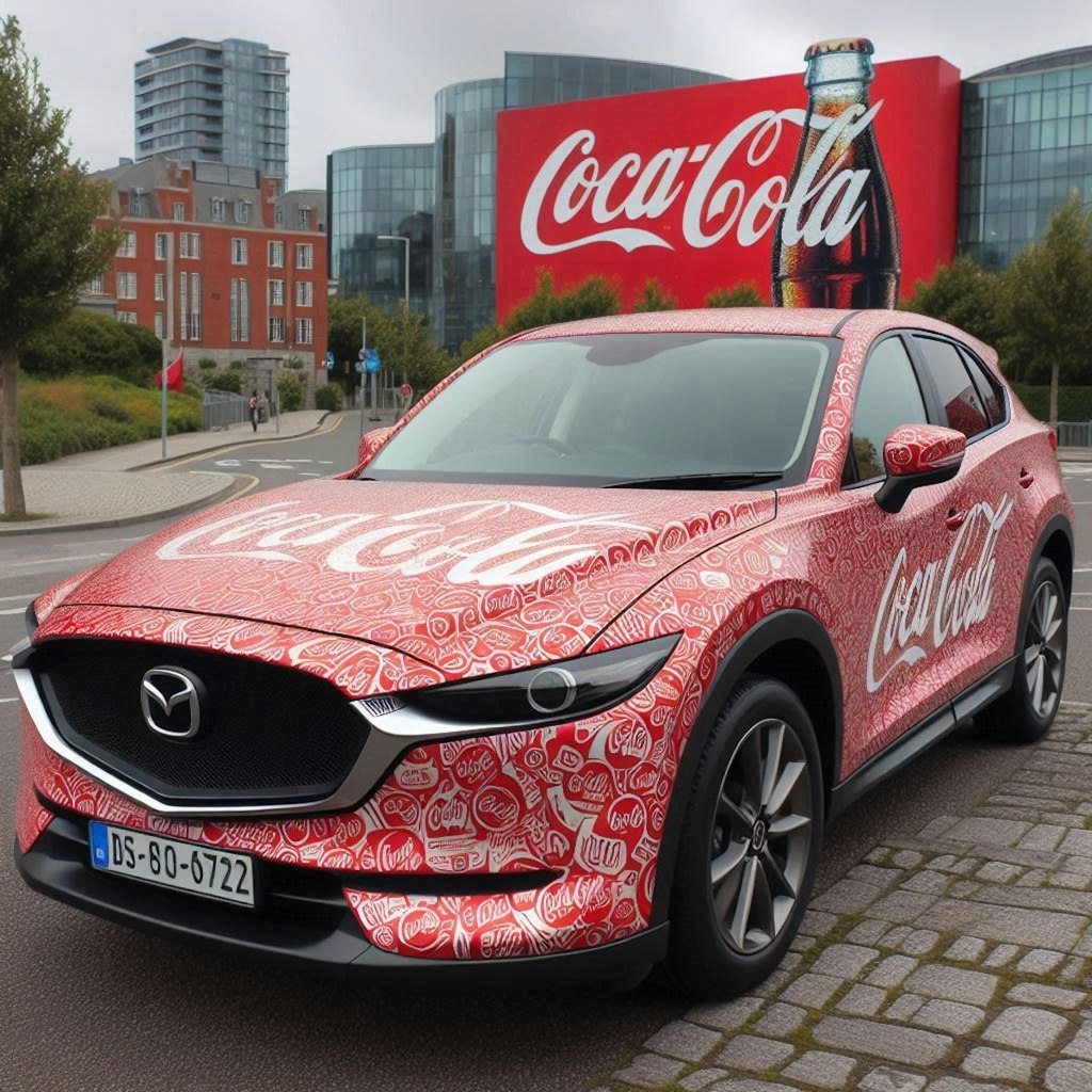 コカ・コーラ柄のCX-30