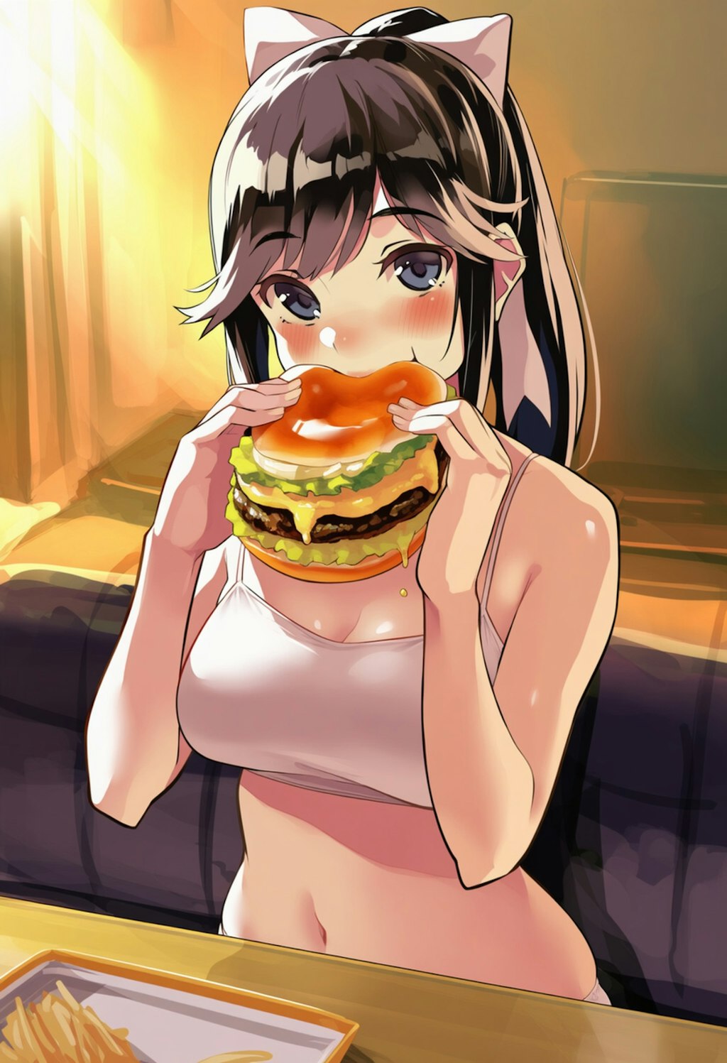 今晩は、これでいいや…