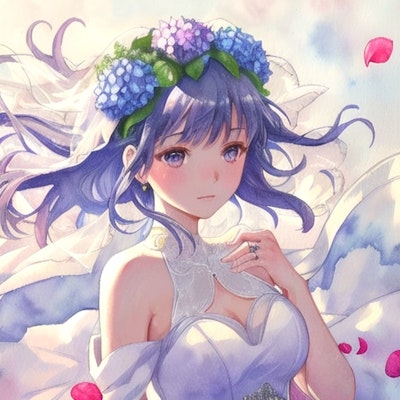 紫陽花の花嫁