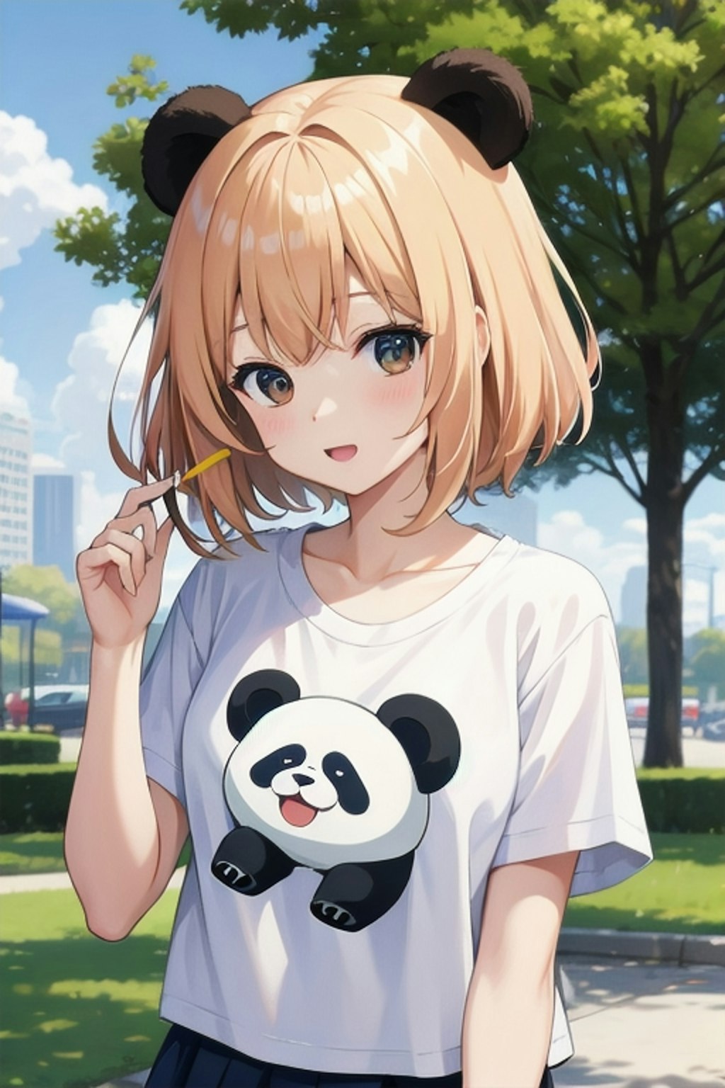 パンダTシャツちゃん