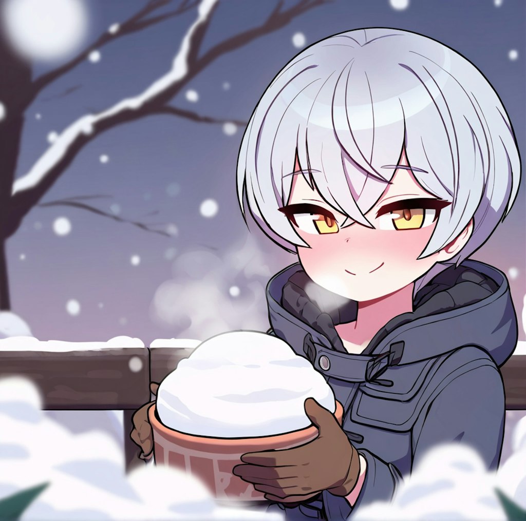 雪の子