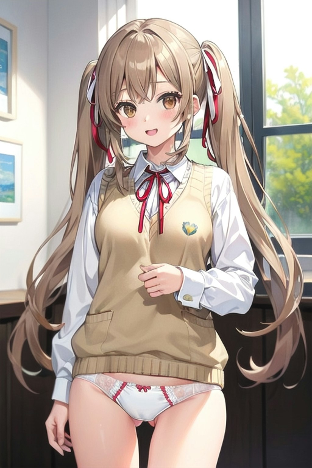 School twintails girl