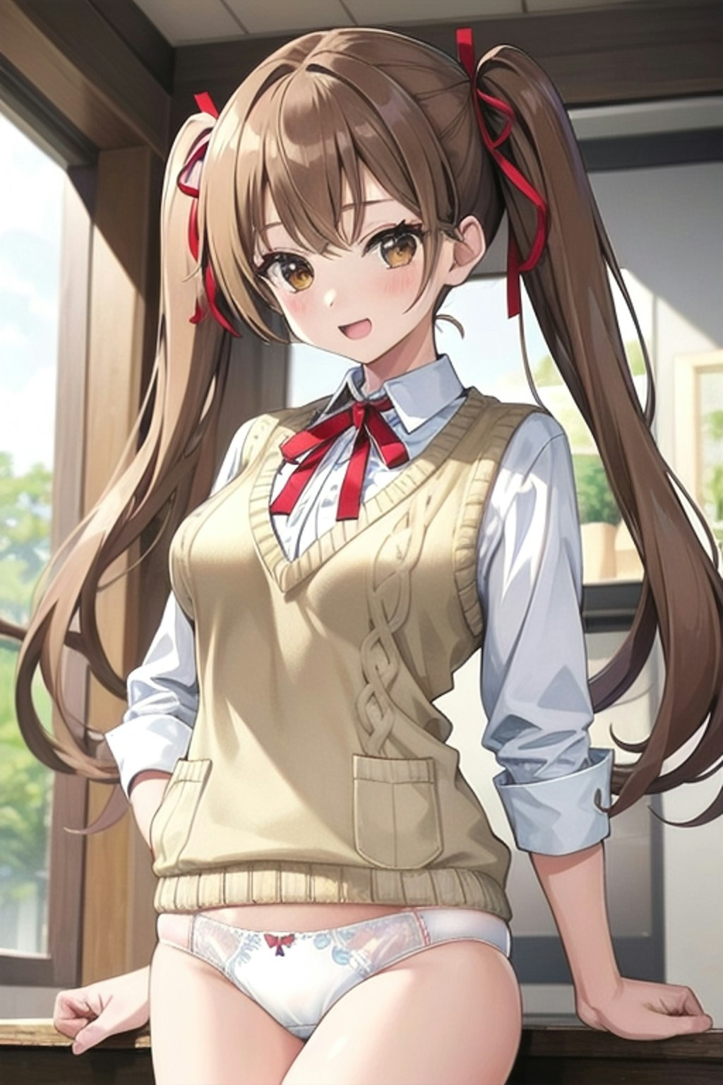 School twintails girl