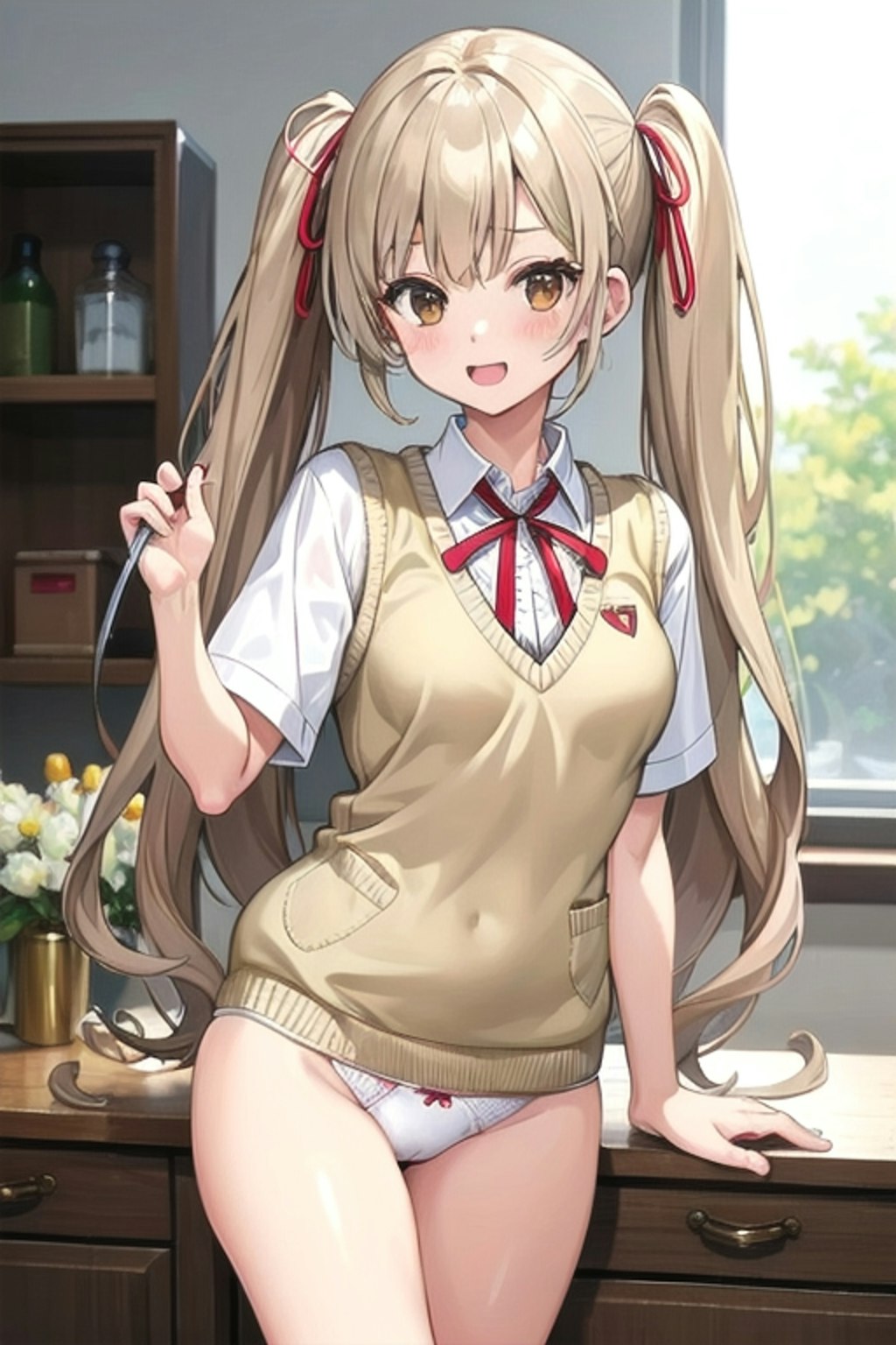 School twintails girl