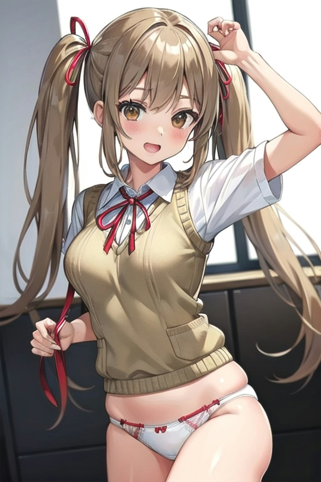 School twintails girl