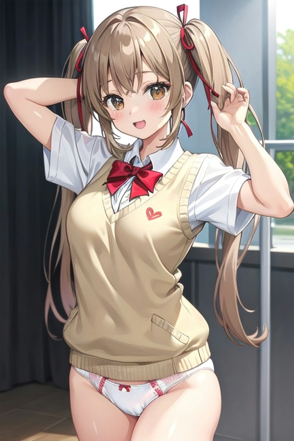 School twintails girl