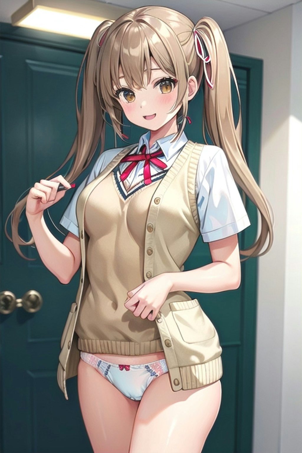 School twintails girl