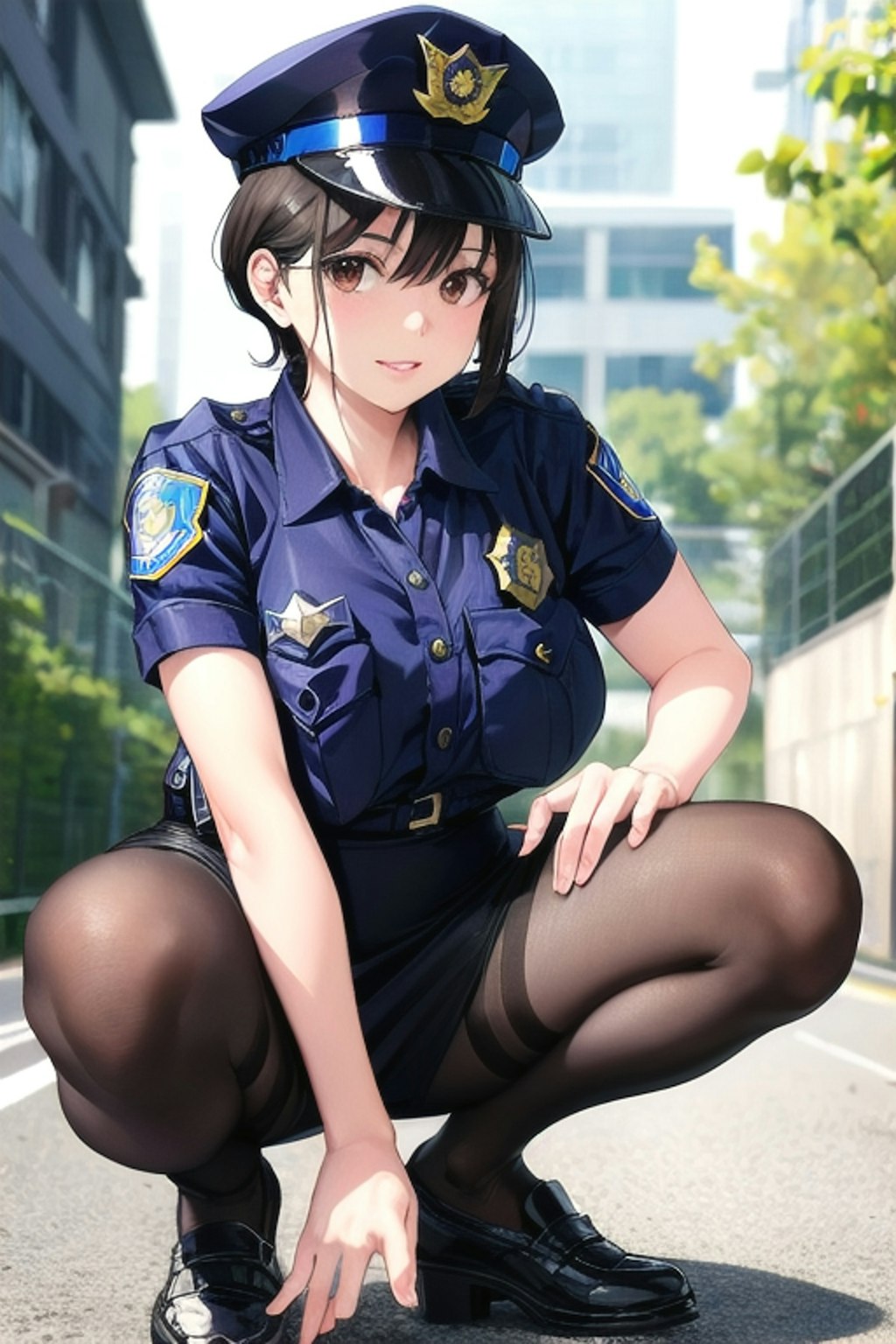 ３１日の女性警察官