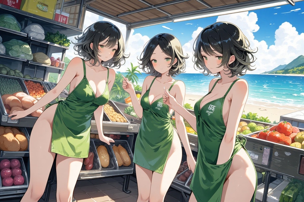 リゾートスーパーちちぷい　客と店員