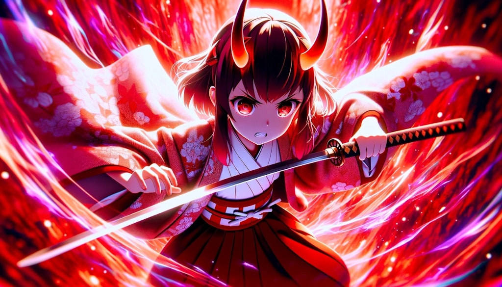 炎血の鬼姫: 初戦の試練