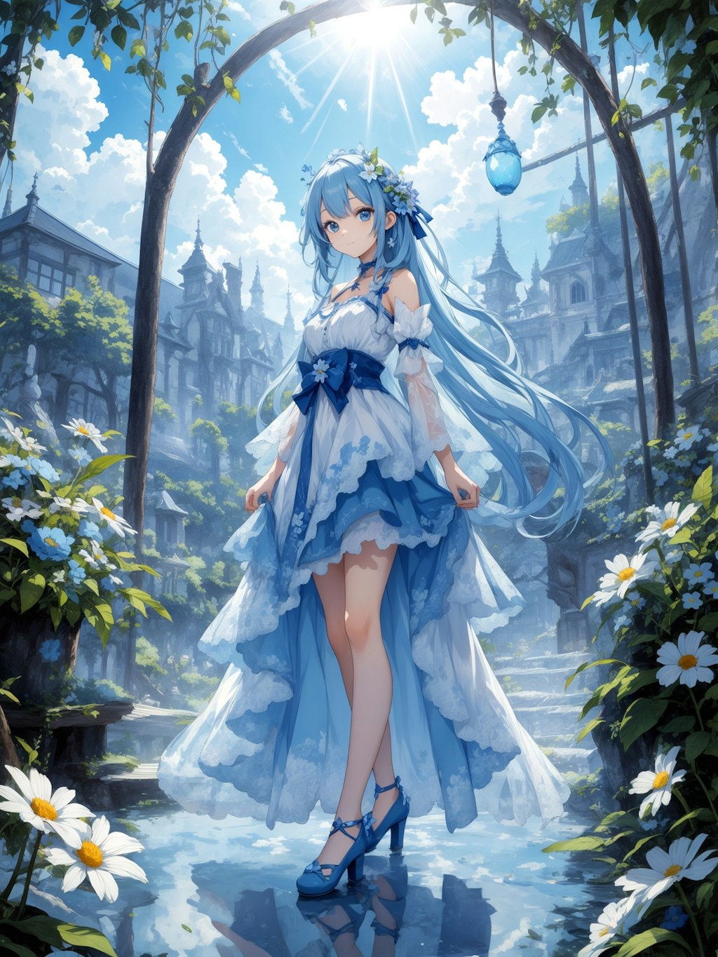 blue princess