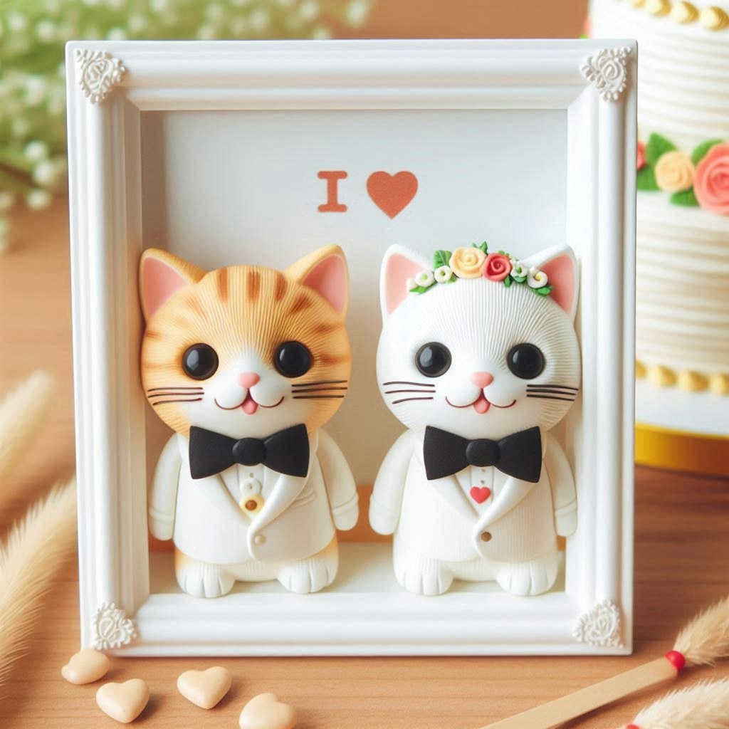 結婚しました（猫）