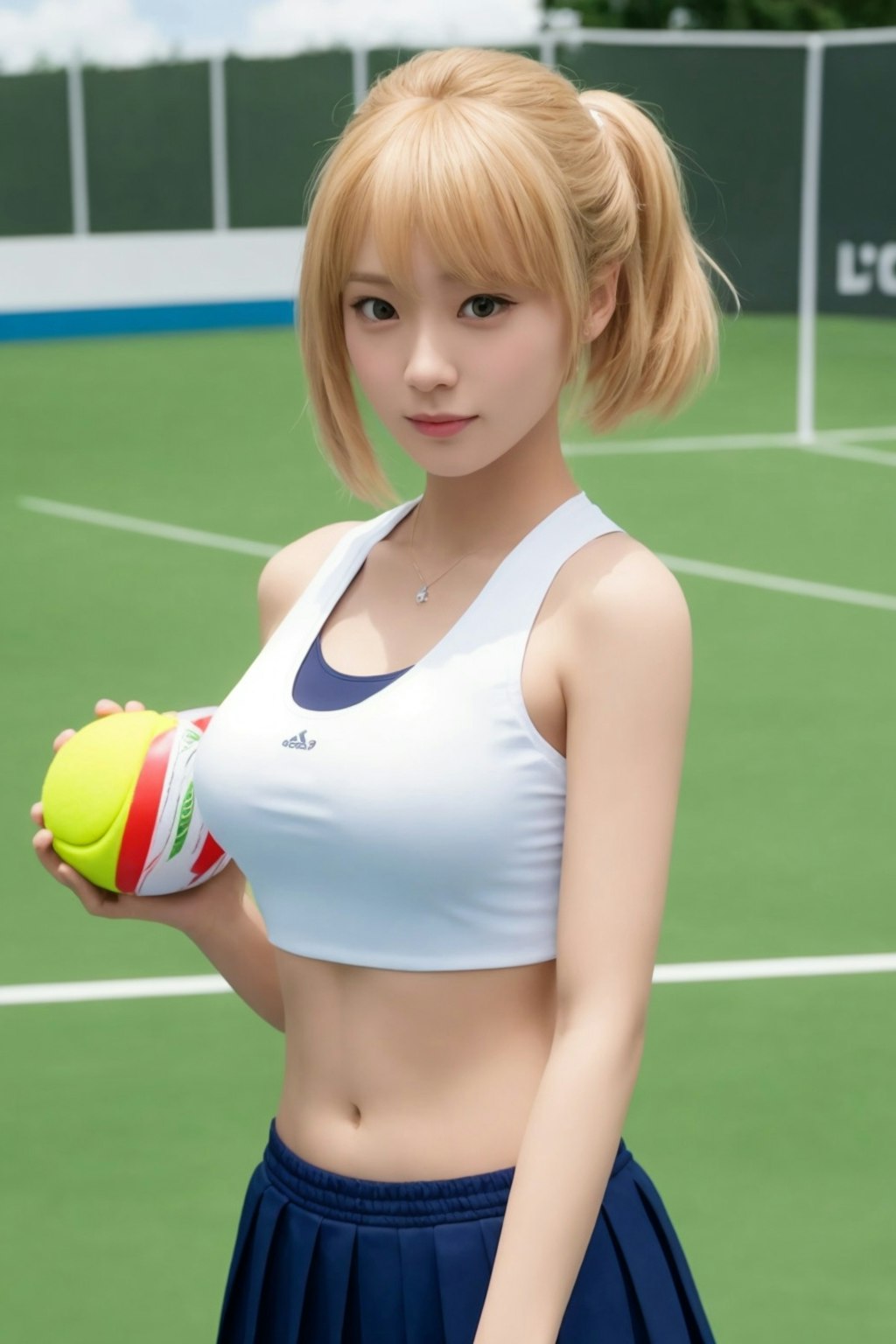 ちちぷい美女図鑑　～テニス少女～