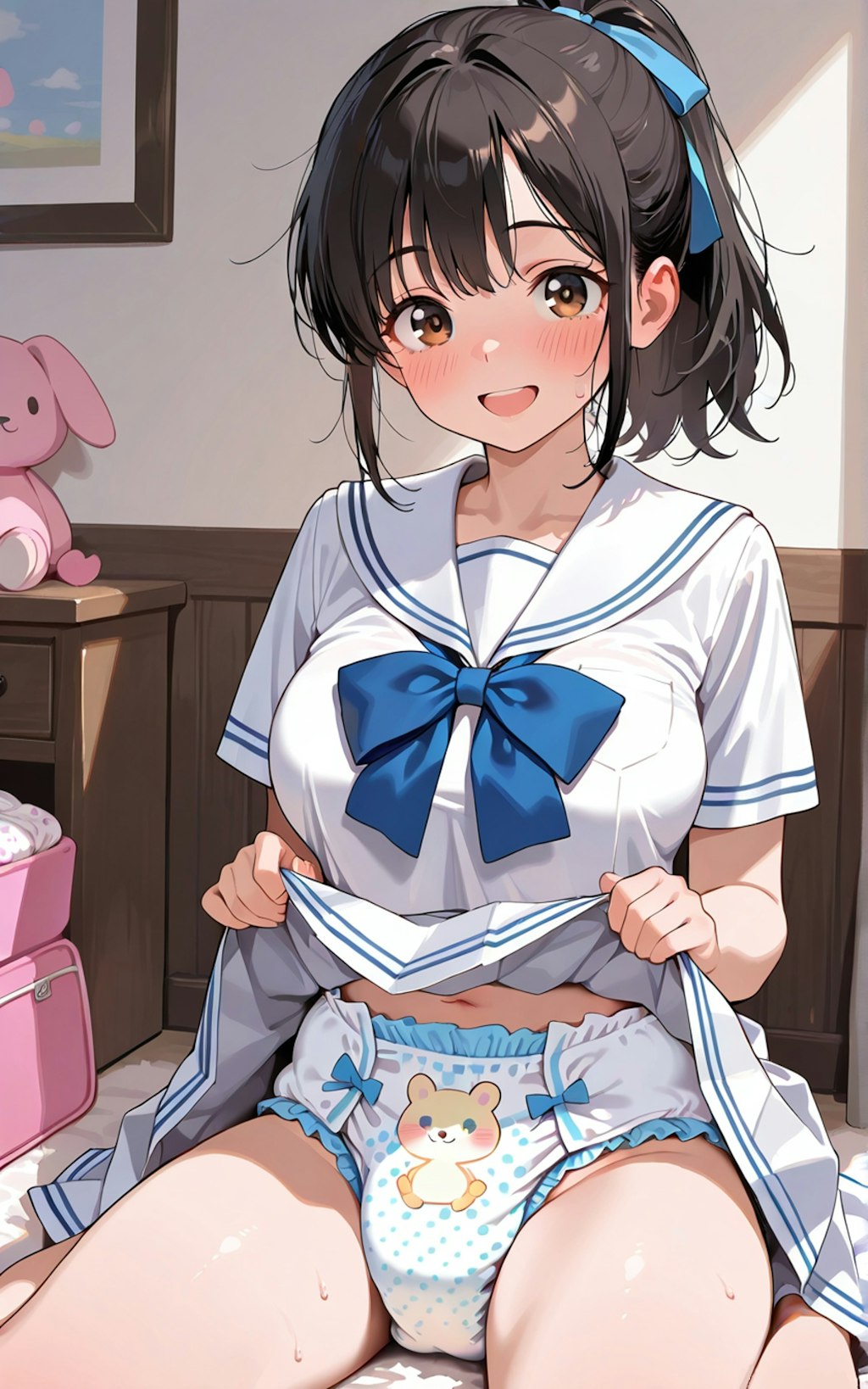 蒼衣ちゃん、コラボから帰還しました