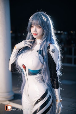 AI Girl Vol 421 | Ayanami cosplay