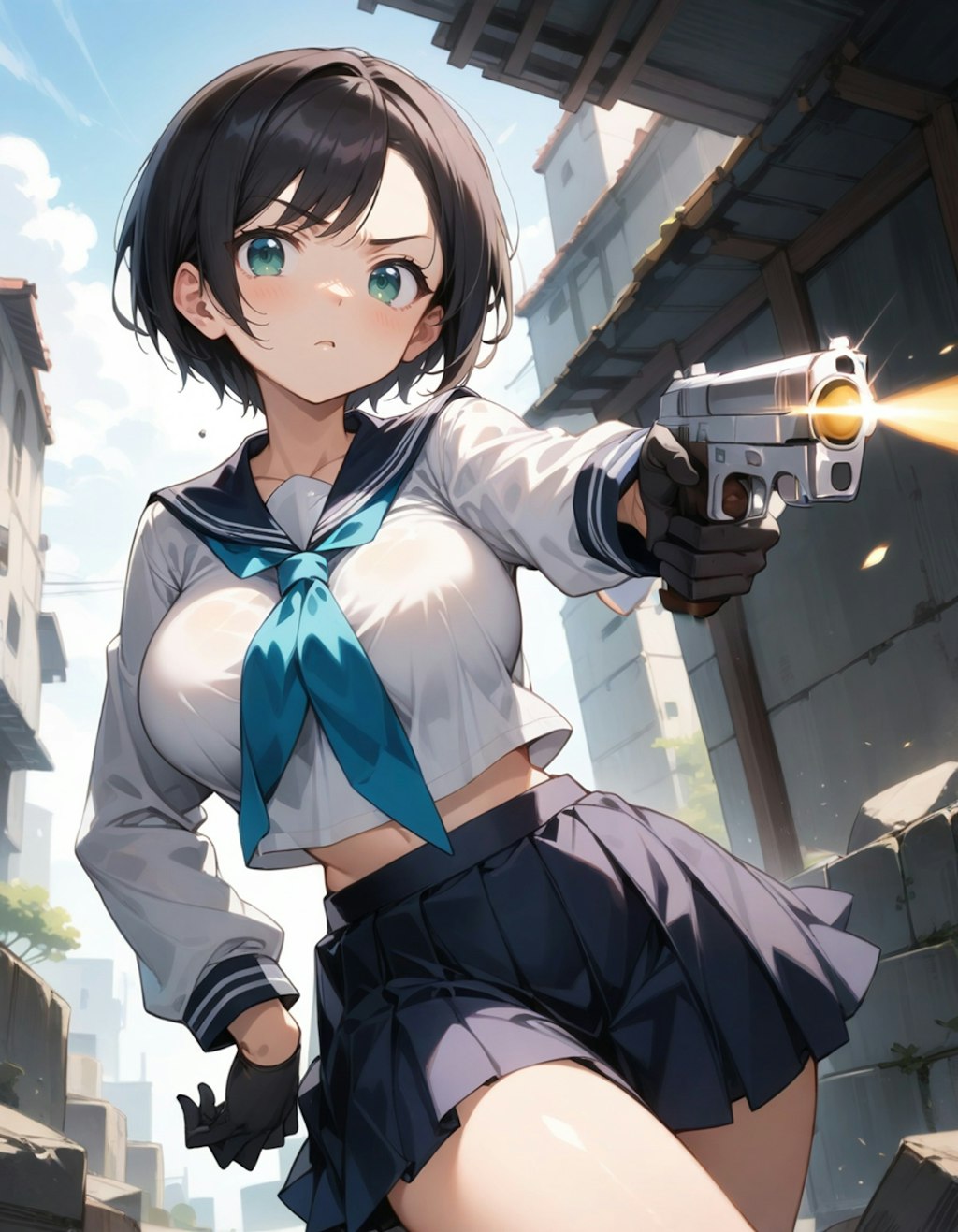 セーラー服と2丁拳銃